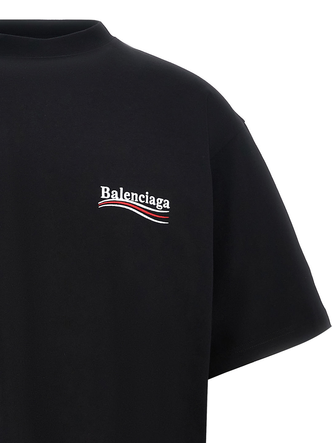 Balenciaga Political Campaign T-shirt - White/Black | 58af54abb354a67799be61c67660fd5659434ac6