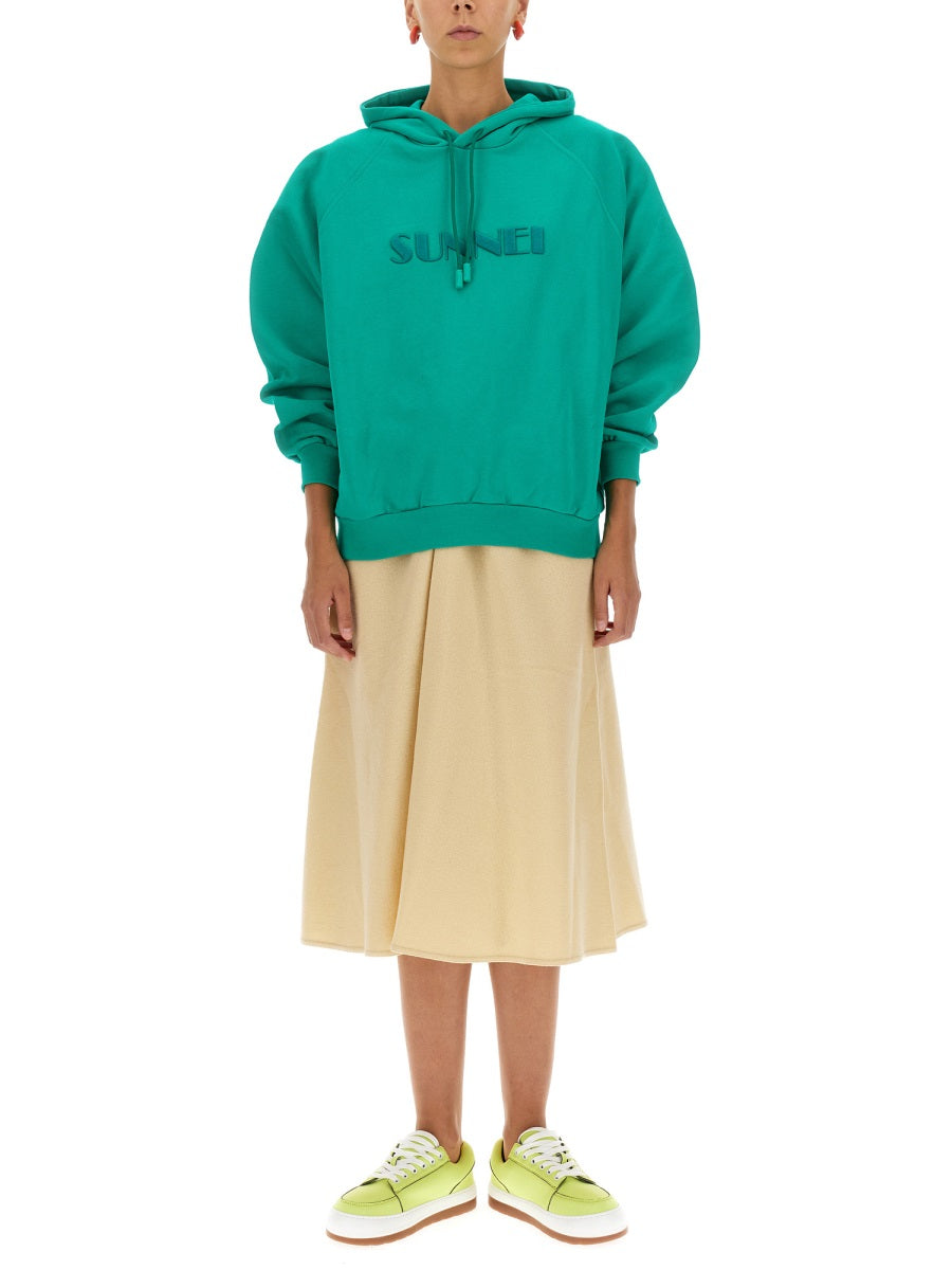 Sunnei Sweatshirts - Green | Wanan Luxury