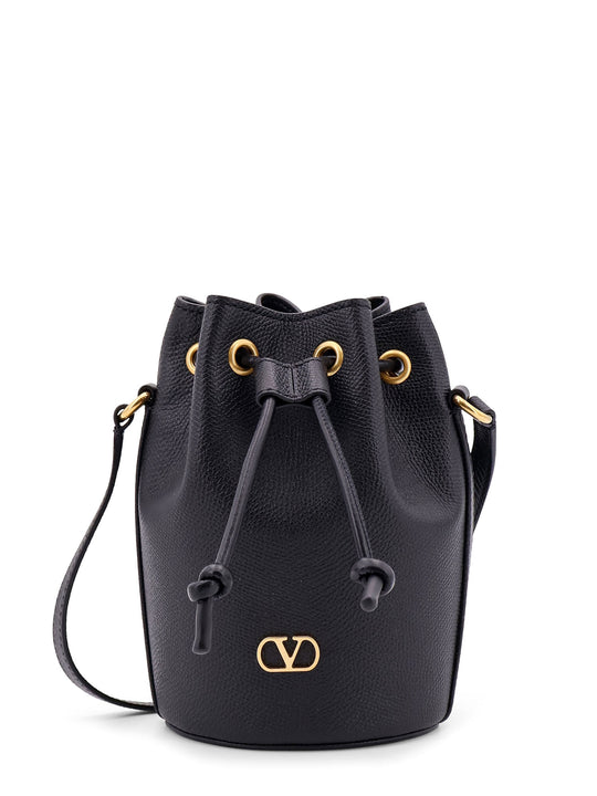 Valentino Garavani Leather Bucket Bag