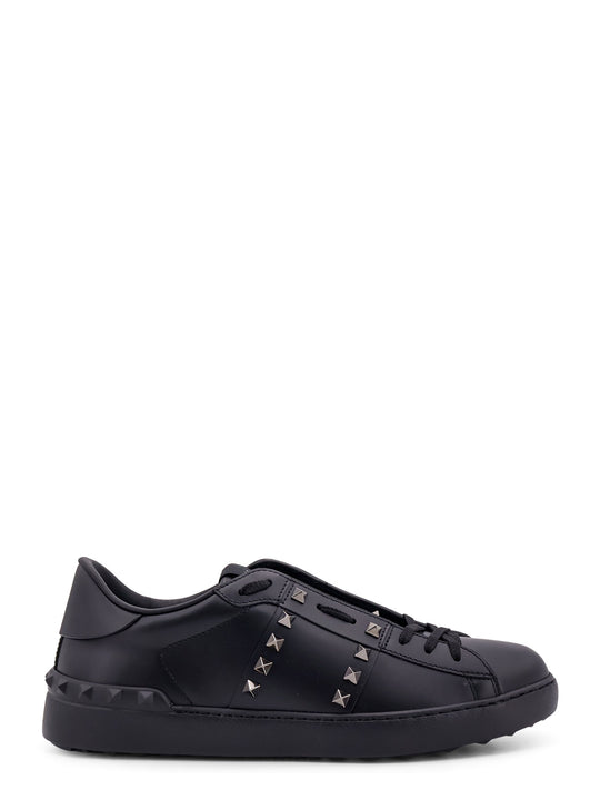 Rockstud Untitled Valentino Garavani Leather Sneakers