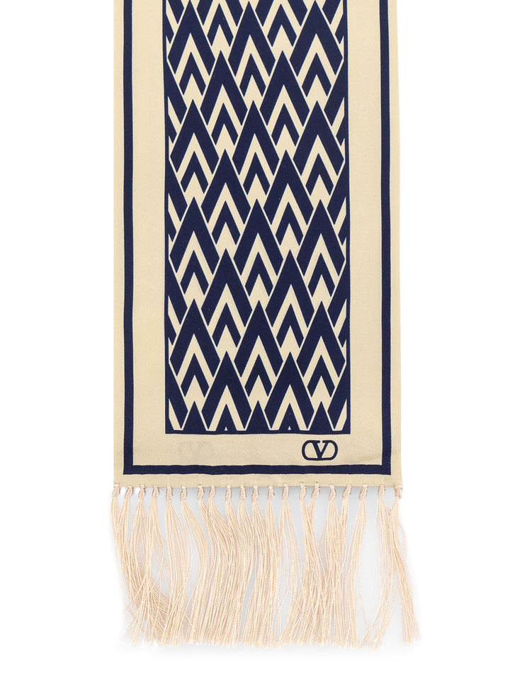 Valentino Garavani Scarfs - Blue and green | 7749b1250944ee2372723170c65649368a65feb6