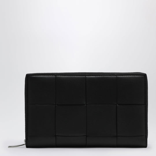 Cassette Zip-Around Wallet Black