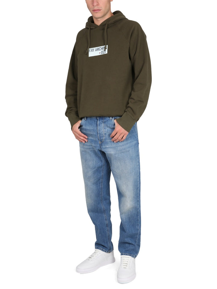 Fay Sweatshirts - Military Green | 699c315c26eed5f36c754f08701254e453f76328