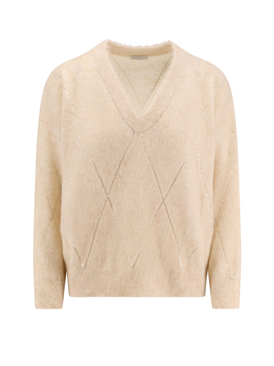 Mohair, Wool, Cashmere And Silk Sweater