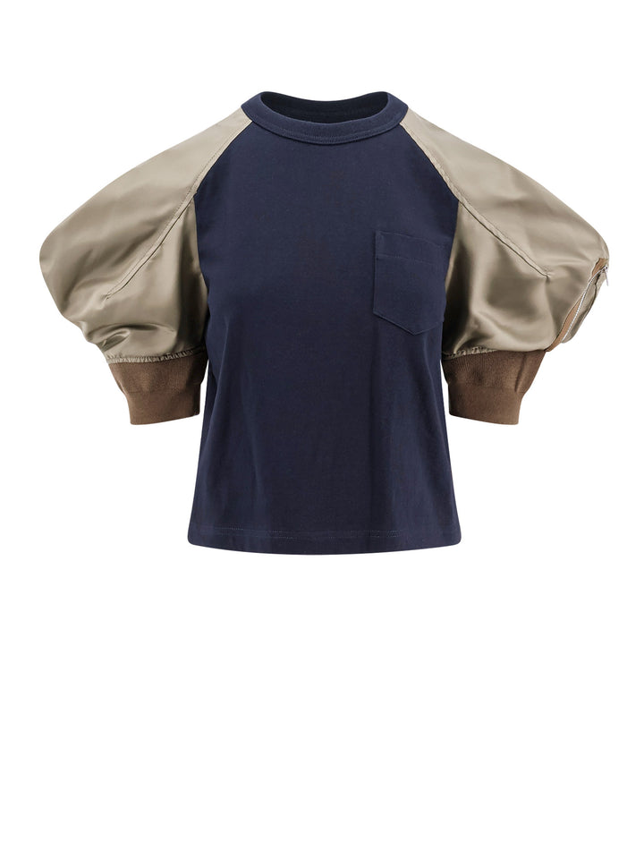 Sacai T-shirts and Polos - Blue and green | 8696974c6ec541184079aa6a184e8bb769dea952