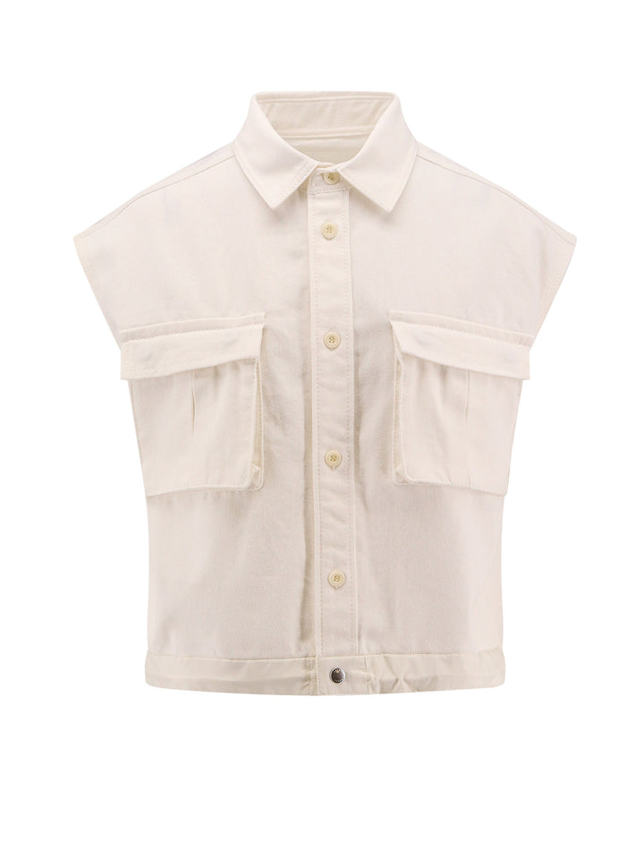 Sacai Shirts - Light and natural | 8dc3234a5df6eb40aea6e53eecce8d98c902ddf9
