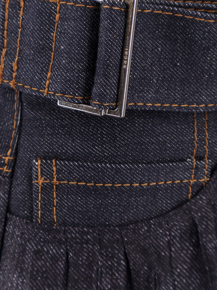 Sacai Skirts - Blue and green | 41ca02f0fd18ae95388fe154628774cdfb4e1689