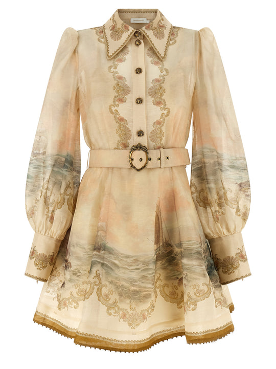 Rebellion Marine Dresses Beige