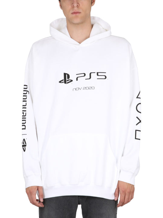 Felpa Con Logo "Ps5"