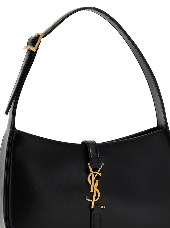 Saint Laurent Hobo Le 5 À 7 Shoulder Bags - Black | 6e730cca5bdaae219f18ce014e72c929a7cd9c84