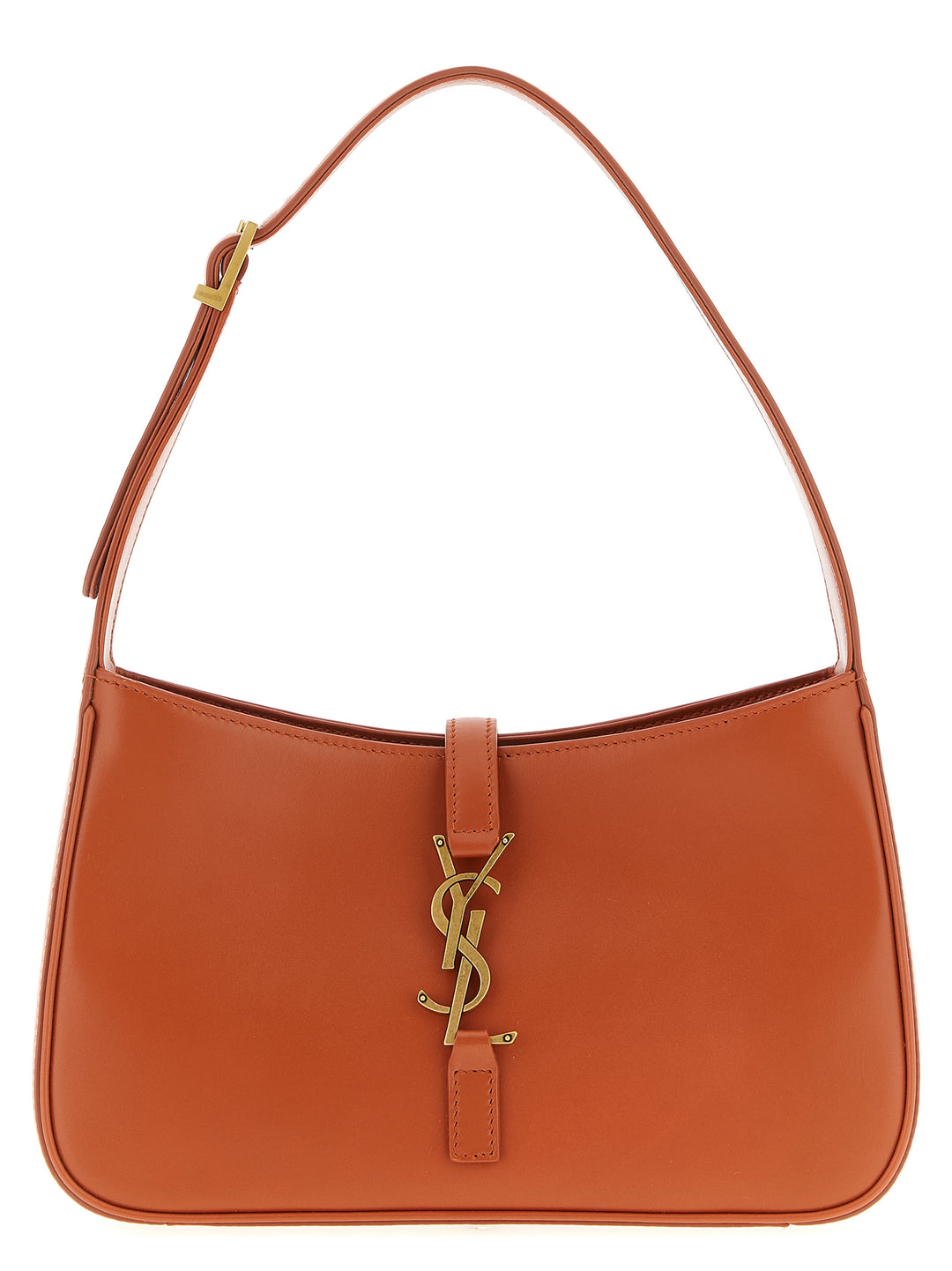 Saint Laurent Le 5 À 7 Shoulder Bags - Orange | c5b6589687bbf92e61f6ff83a10109513d35251b