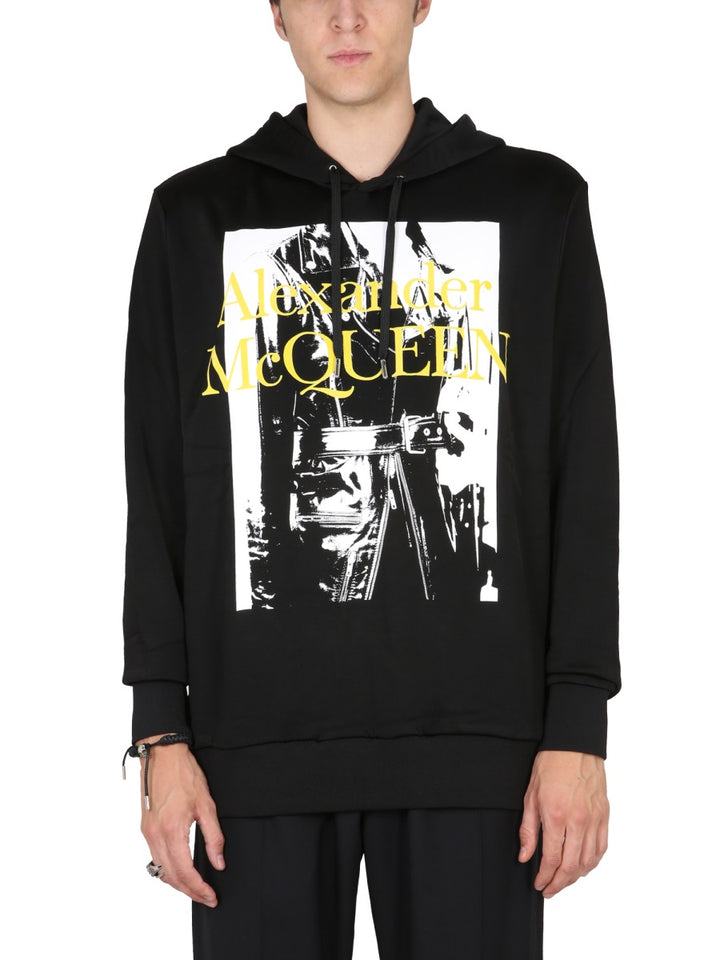 Alexander McQueen Sweatshirts - Black | Wanan Luxury