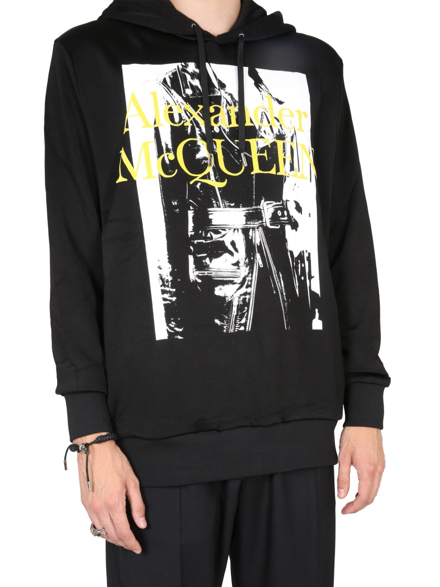 Alexander McQueen Sweatshirts - Black | Wanan Luxury