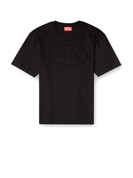 Biologic Cotton T-Shirt With Frontal Oval-D Logo