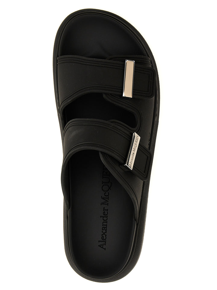 Mcqueen Rubber Sandals - Black | cc785d52e0bc18674dea07318dc2ccbd334a6d0e