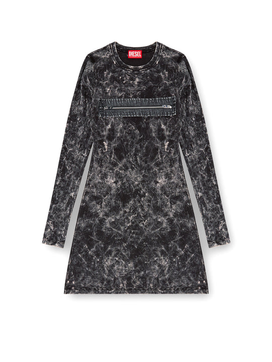 Erco Cotton Dress With Zip And Cut-Out