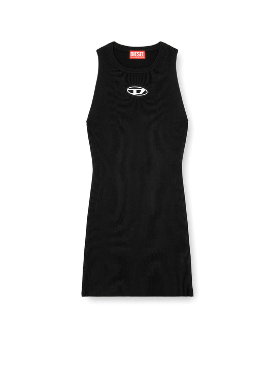 M-Caddix Responsible Ribbed Viscose Dress