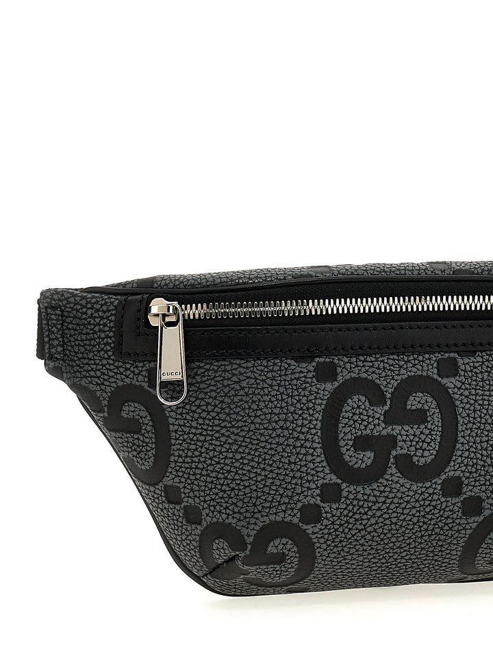 Gucci Jumbo Gg Crossbody Bags - Gray | e363e14c143c00e7ca87f8945f11acaa9ef2cf48