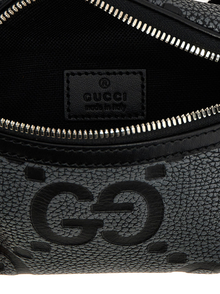 Gucci Jumbo Gg Crossbody Bags - Gray | 8d3f2bf42c445d0bbf8773710976c48af5638060