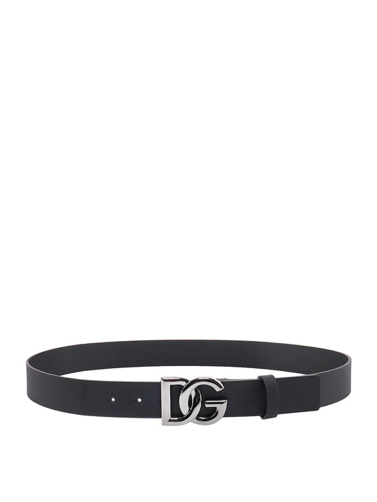 Leather Logoed Belt