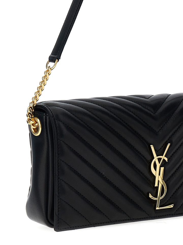 Saint Laurent Kate 99 Shoulder Bags - Black | c78acd356cabd4f13b5368927327b4b5133fe063