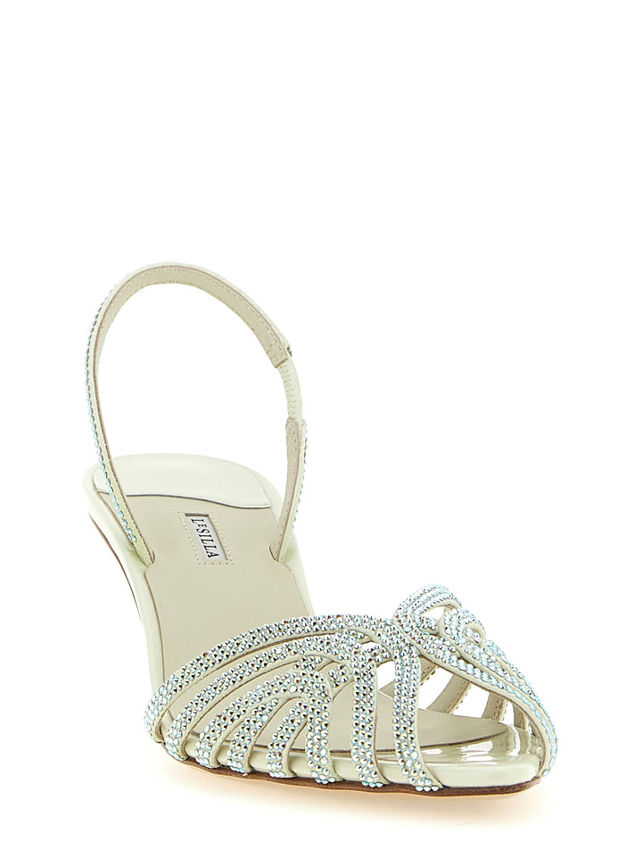 Le Silla Embrace Divina Sandals - Green | 96e87f29199249378cd483a79685bdd4faf31b97