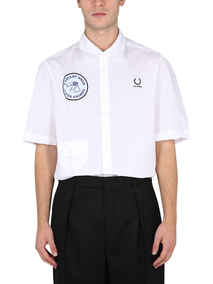 Fred Perry x Raf Simons Shirts - White | Wanan Luxury