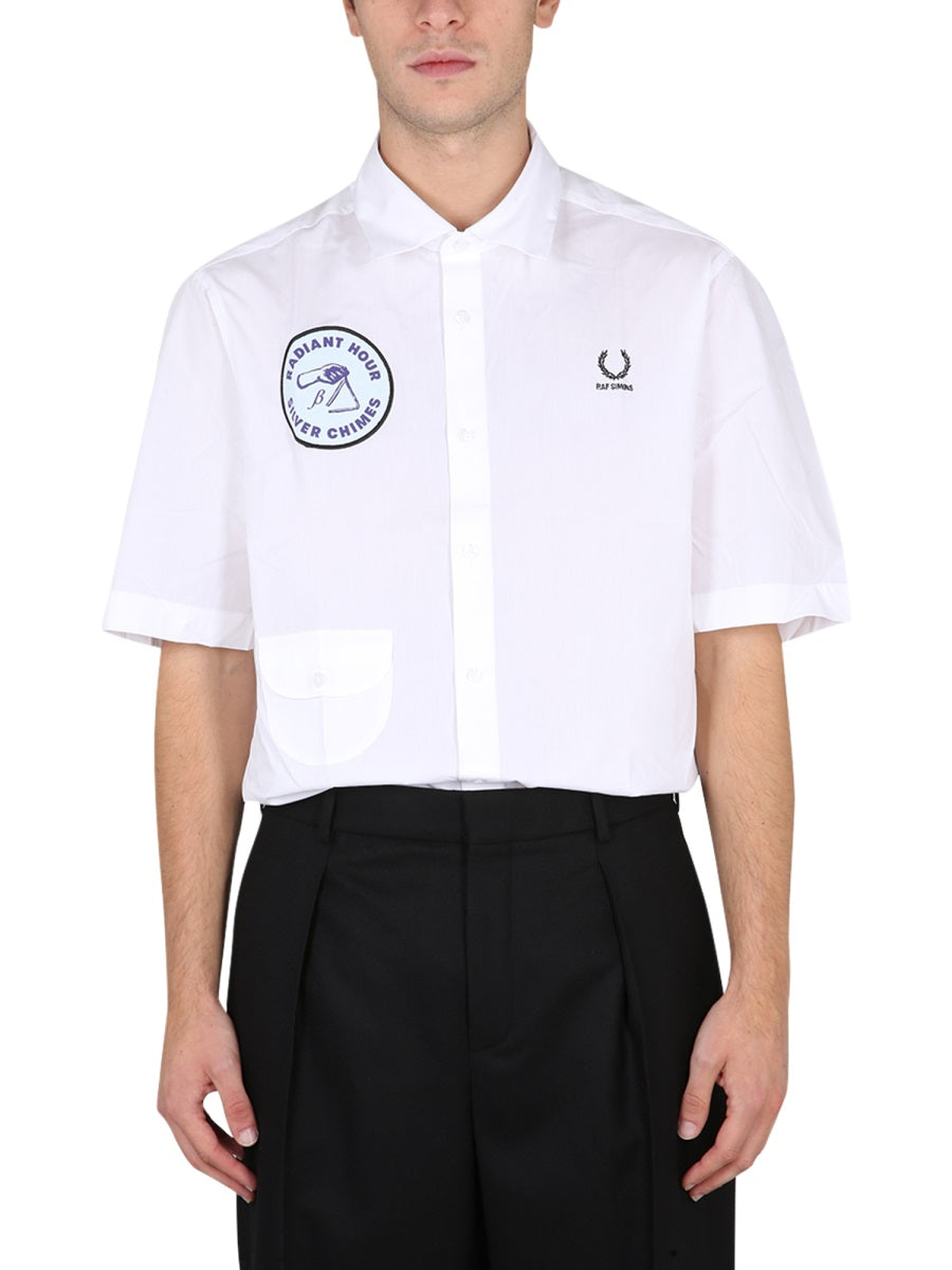 Fred Perry x Raf Simons Shirts - White | Wanan Luxury