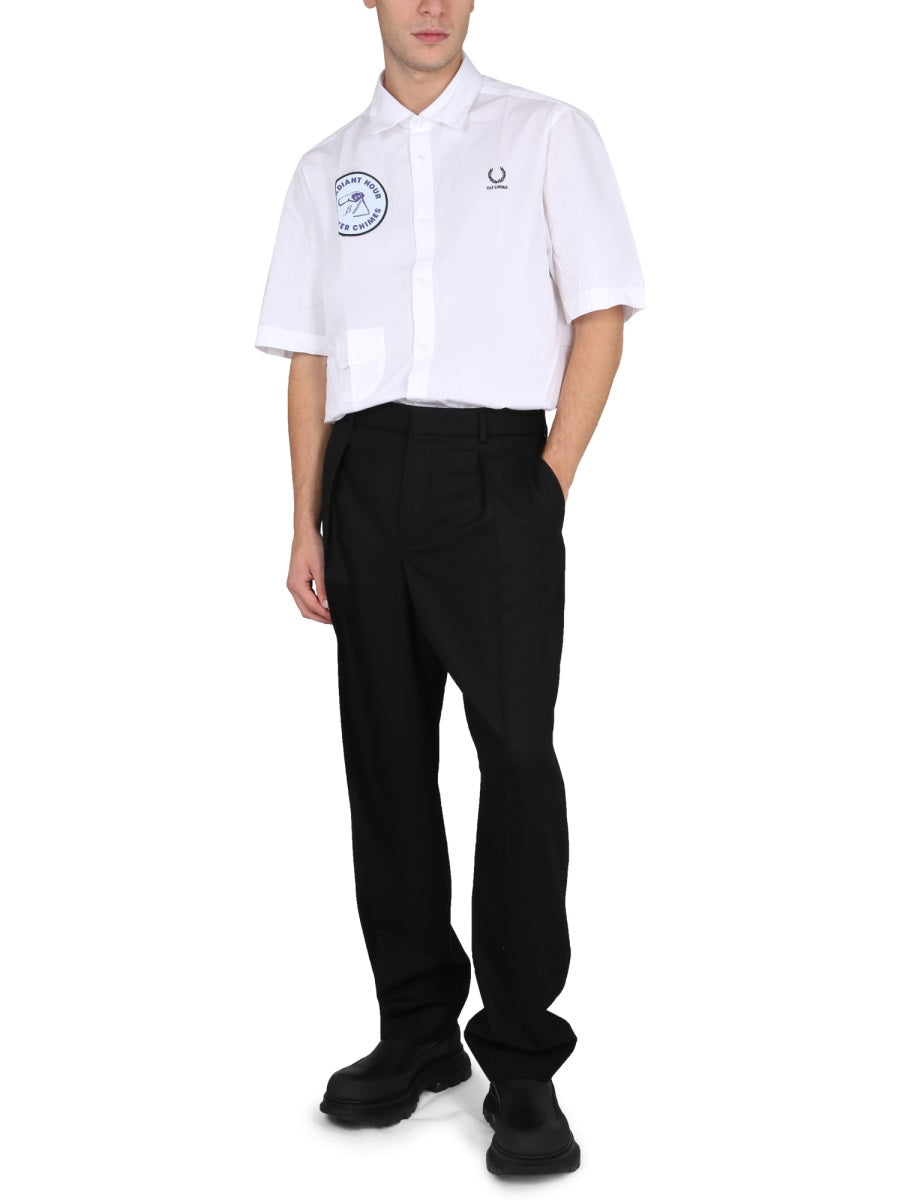 Fred Perry x Raf Simons Shirts - White | Wanan Luxury