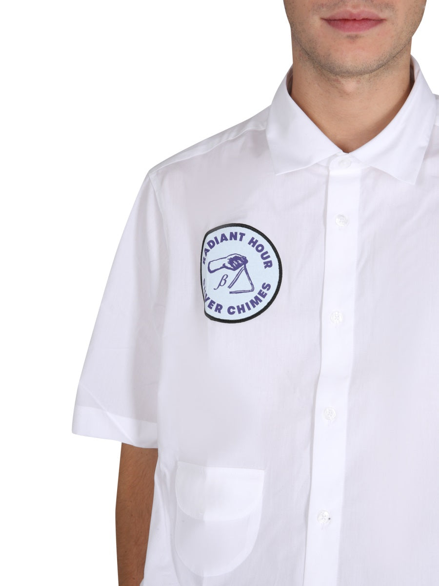 Fred Perry x Raf Simons Shirts - White | Wanan Luxury