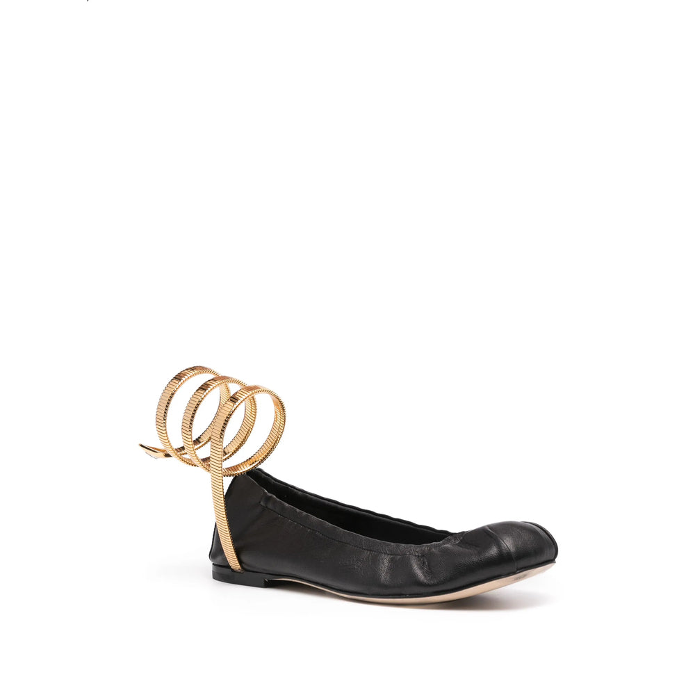 René Caovilla Shoes - Black, Gold | c30731c0639a09cf9c7e1d6d268aacf6667c7626