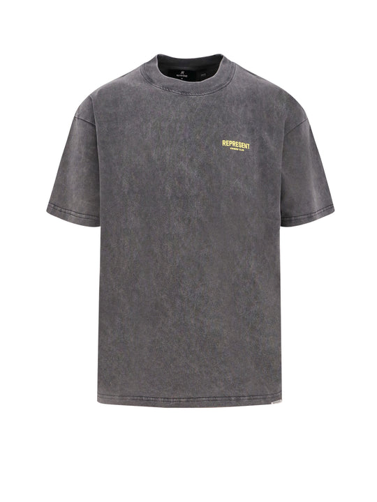 Owners Club Cotton T-Shirt With Frontal Logo