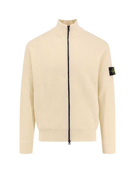 Organic Cotton Cardigan With Zip