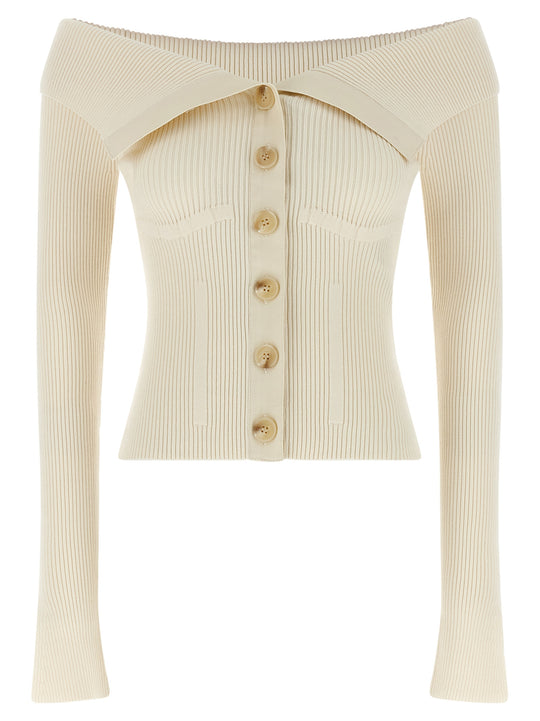 Rebellion Bandeau Sweaters And Cardigans Beige