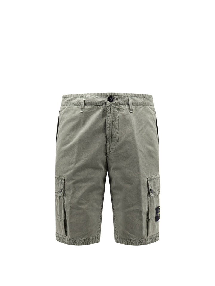 Stone Island Shorts - Blue and green | 951266a8572b08c8ec89ed1c94698e117376c750