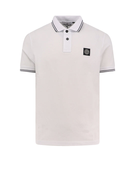 Stretch Organic Cotton Polo Shirt
