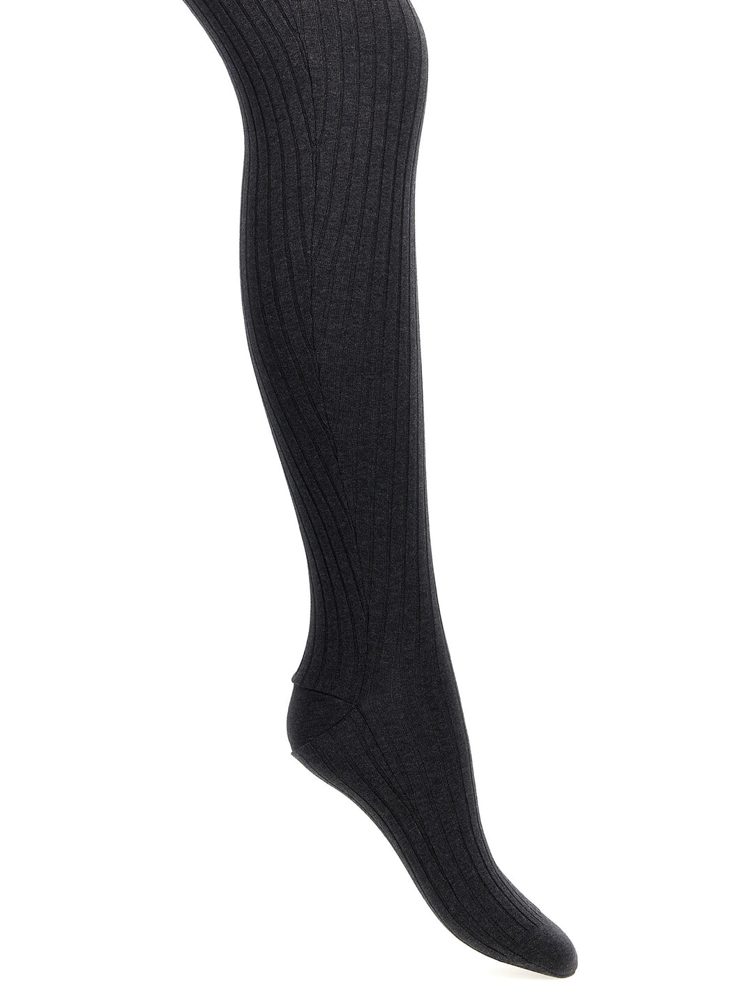 Prada Ribbed Tights Socks - Gray | 7a5359a2d9df24f1456fd699577ba064b5017fc3