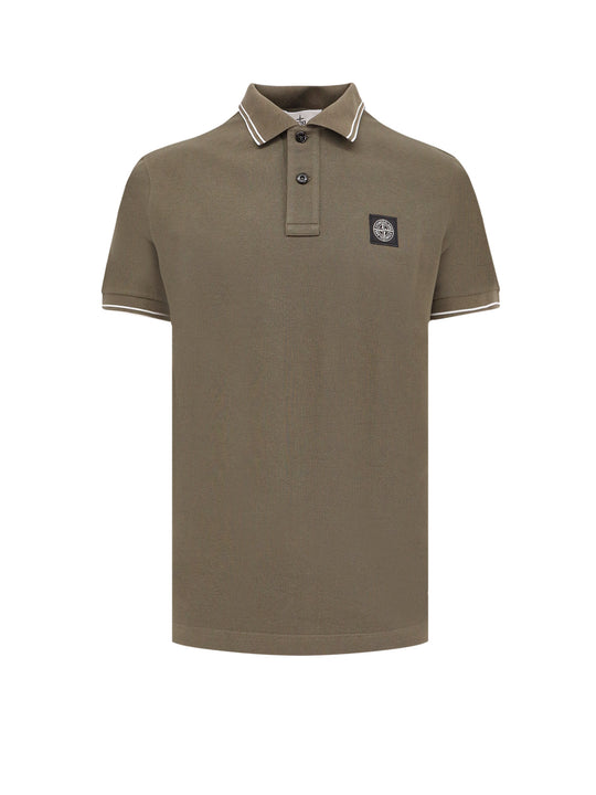 Stretch Organic Cotton Polo Shirt