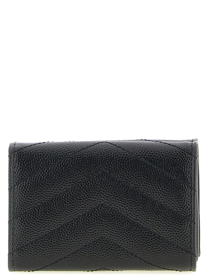 Saint Laurent Monogram Wallets and Card Holders - Black | 876e8957a9aa0372ae07a67d555e3895b595de0f
