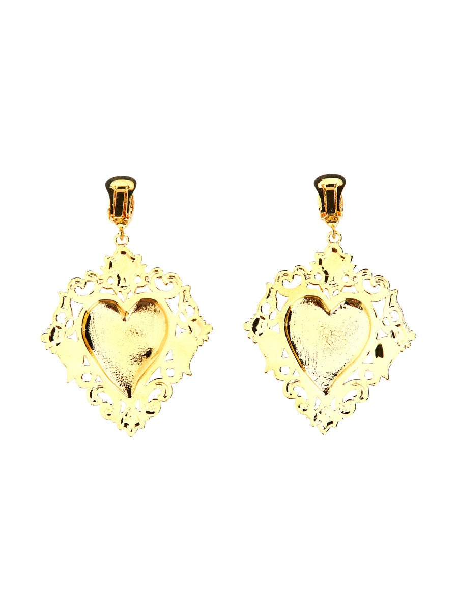 Moschino Earrings - Gold | Wanan Luxury