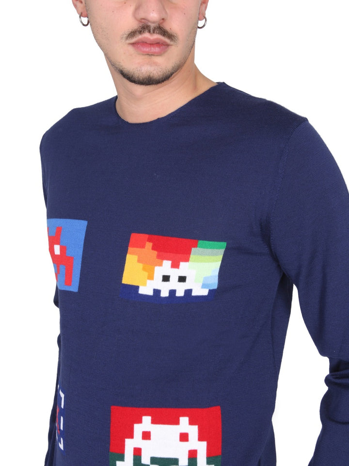 Comme Des Garçon Shirt Sweaters - Blue | Wanan Luxury