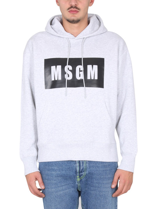 Sweatshirt With Logo Box