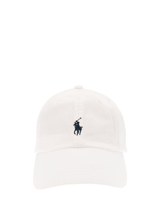 Cotton Hat With Iconic Embroidery