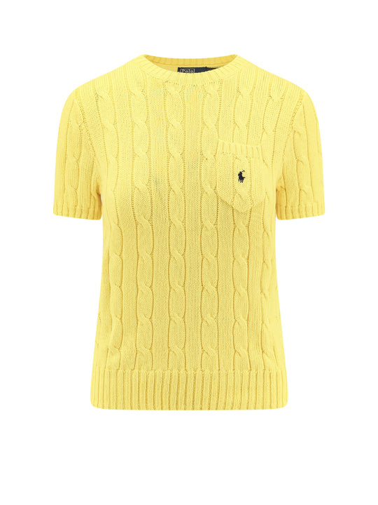 Cotton Sweatshirt With Embroidered Logo