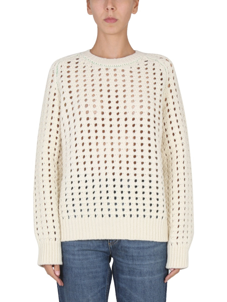 Bottega Veneta Sweaters - White | bea2072e48f8dd2bcbde372e6019dc447e36ed56