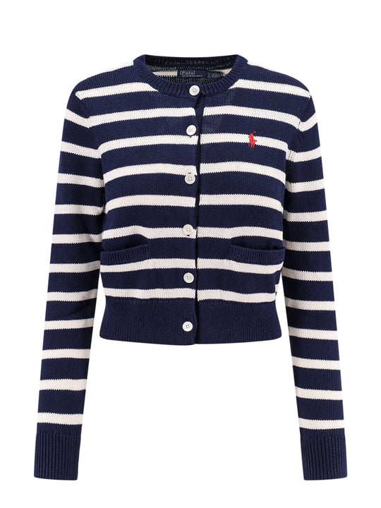 Striped Cotton Cardigan