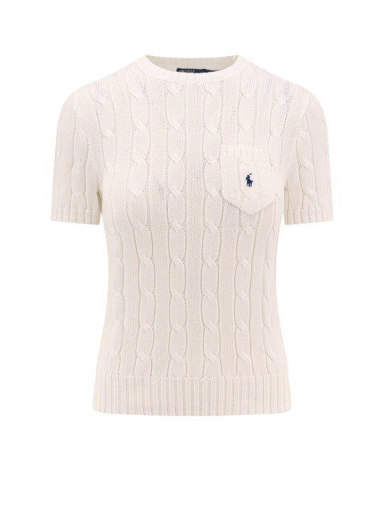 Braided Cotton Sweater