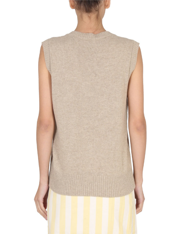 CORMIO Gilet - Beige | Wanan Luxury