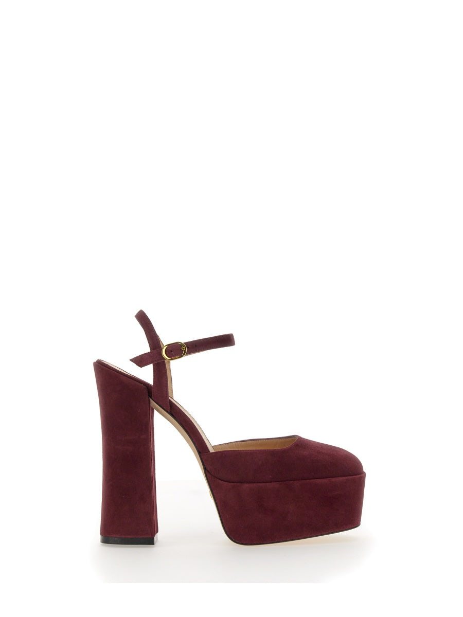 Stuart Weitzman pumps - Burgundy | Wanan Luxury