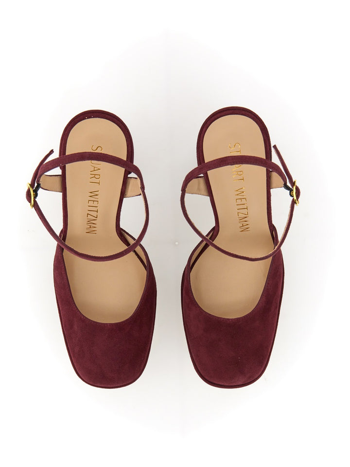 Stuart Weitzman pumps - Burgundy | Wanan Luxury